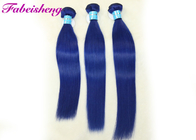 Dobre extensões coloridas azul tiradas do cabelo para a categoria fêmea 9A