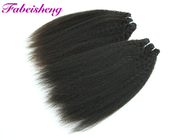 Cabelo do Virgin da categoria 7A do preto de Heathly Natutral, extensões brasileiras do cabelo humano