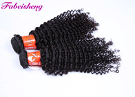 Cabelo encaracolado indiano cru do Virgin, tecelagem não processada crua do cabelo do cabelo indiano natural de 100%
